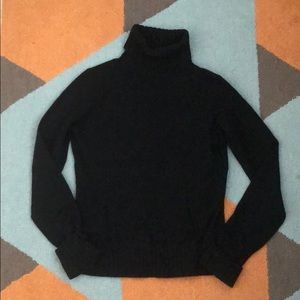 Black cashmere turtleneck size small